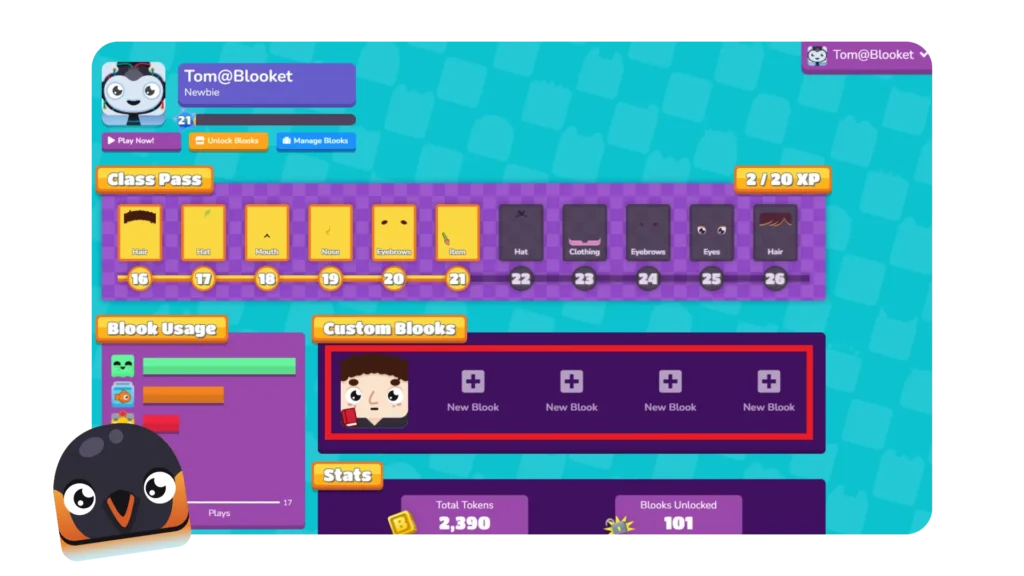 Blooks – Customize Your Character